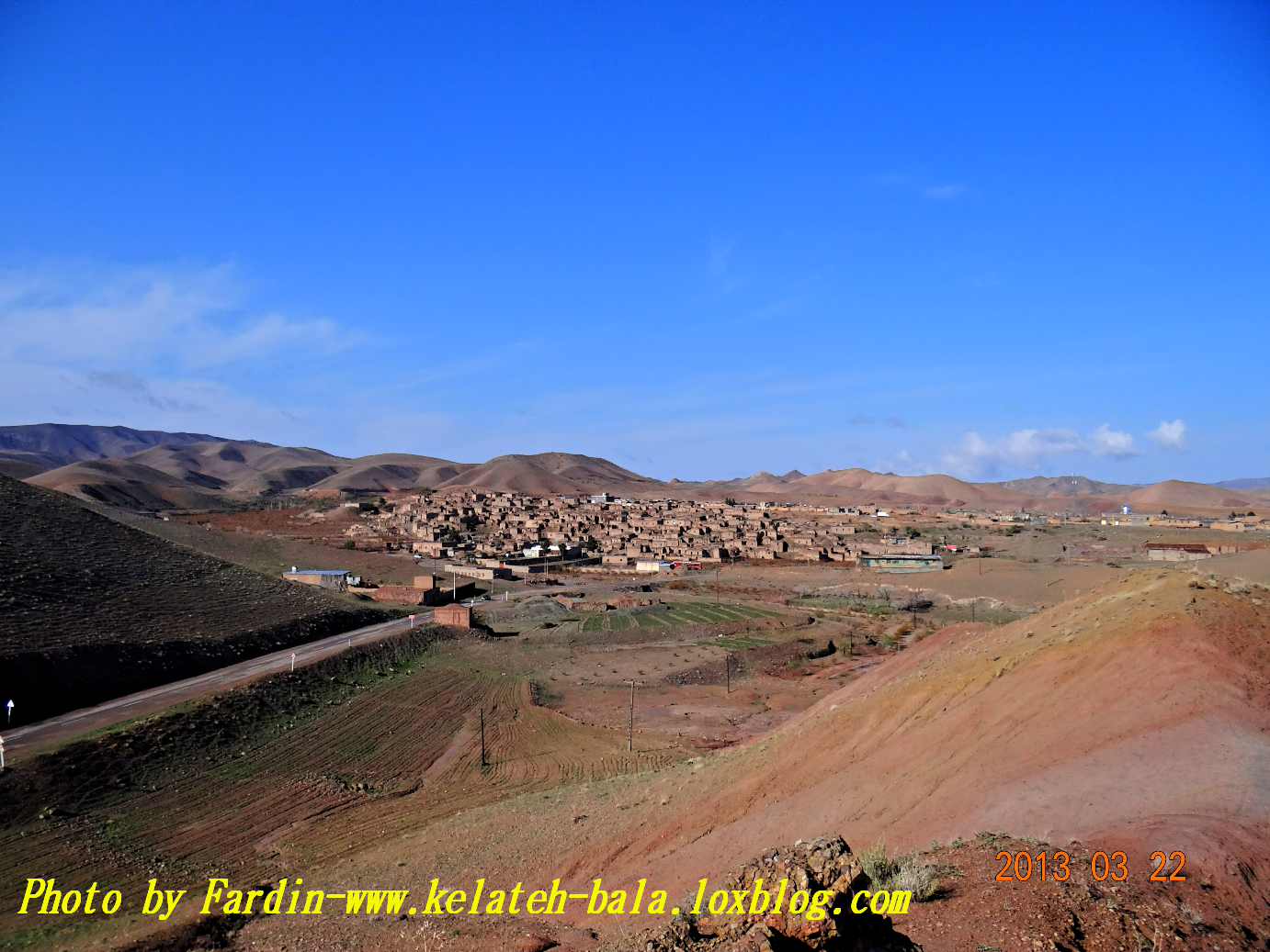 دورنمایی از روستای کلاته بالا